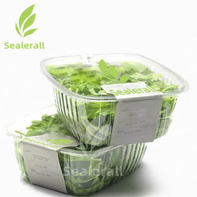comprar Máquina de embalagem de vegetais frescos com atmosfera modificada Caixa de plástico com processos automatizados online manufacture